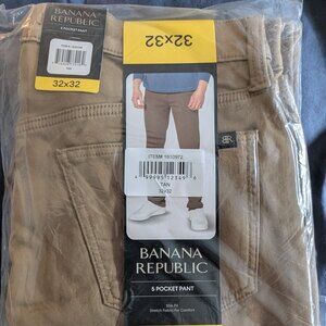 NWT! Men's Banana Republic 5 pocket pants | Tan | 32x32